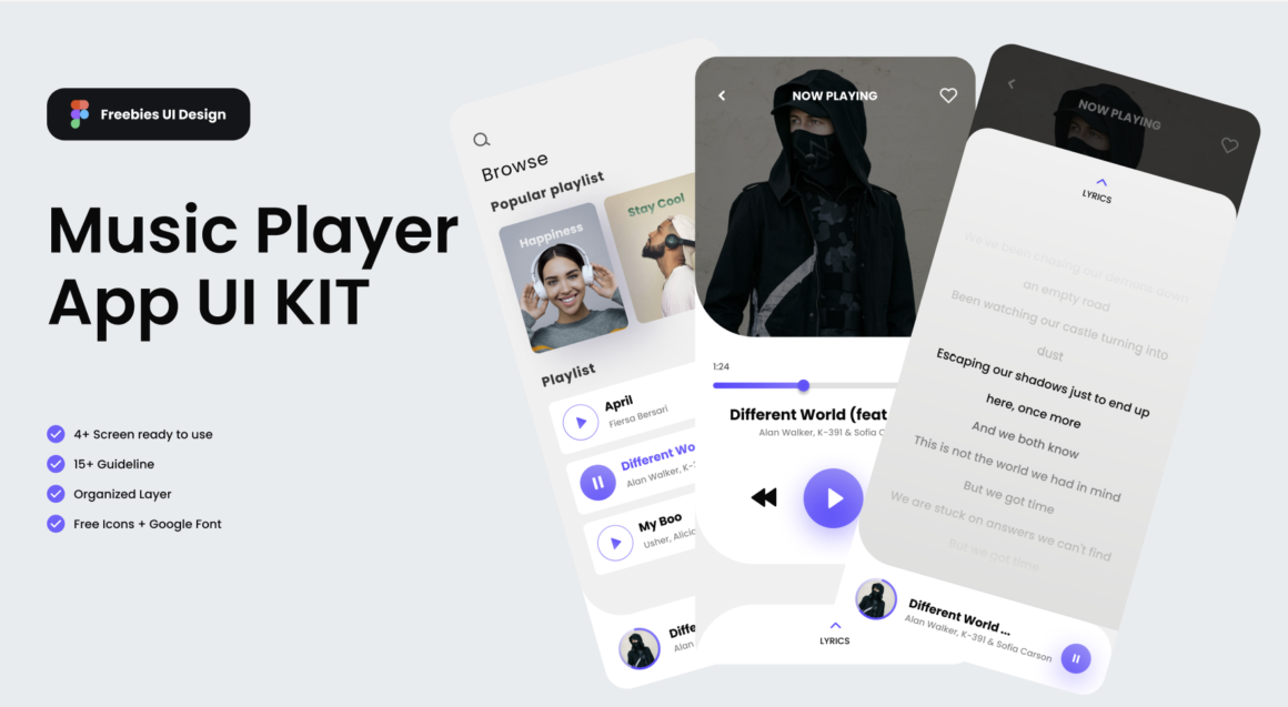 Free UI Kits for Web & Mobile App Designers