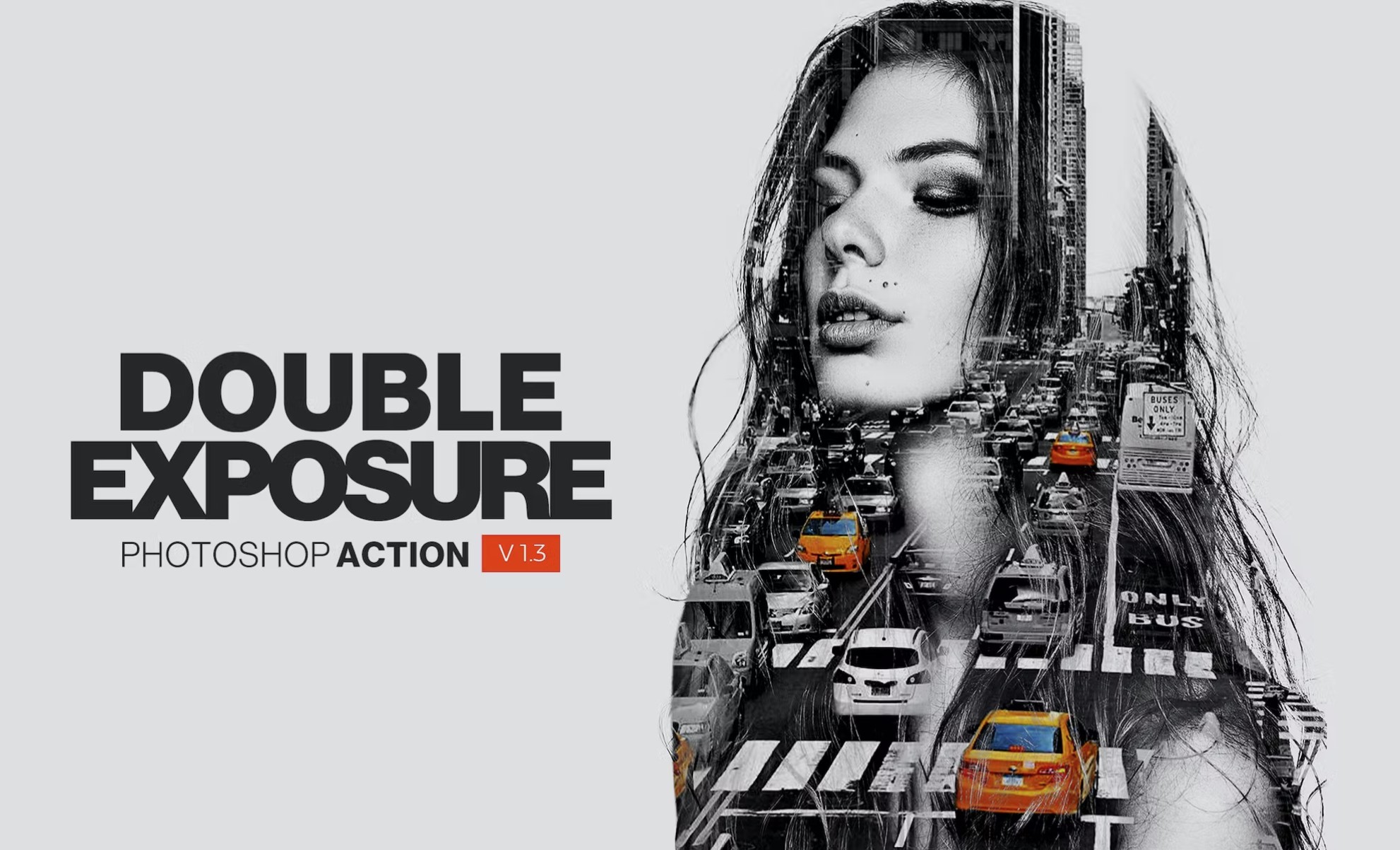 double exposure glow photoshop action free download