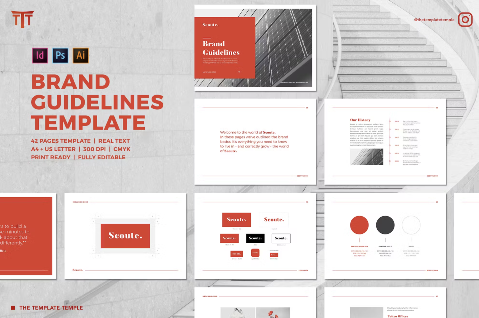 Free Paid Brand Book Guideline And Template Inspiration