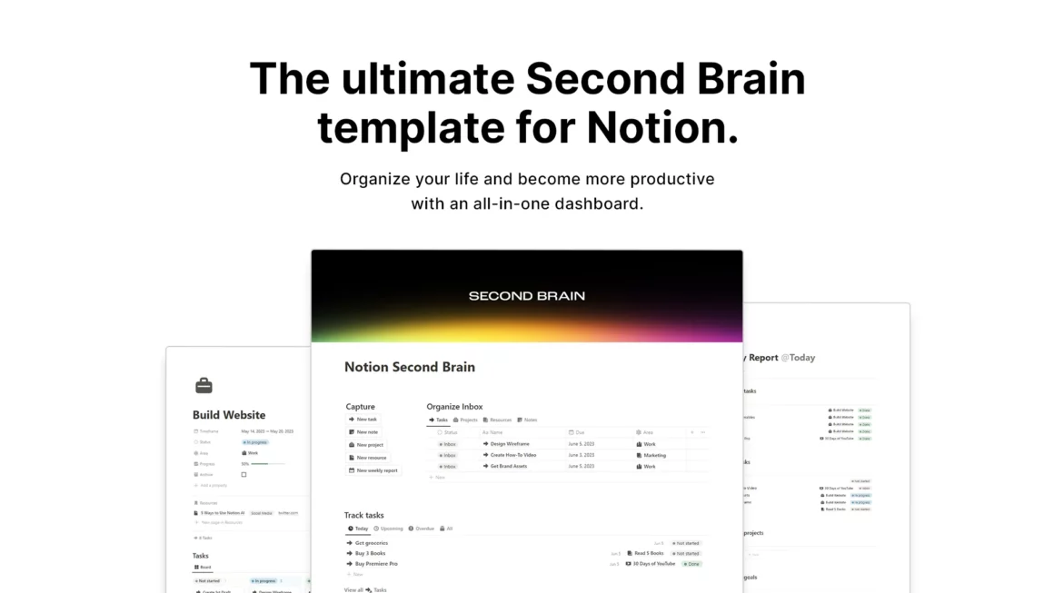 Notion Second Brain by Matt