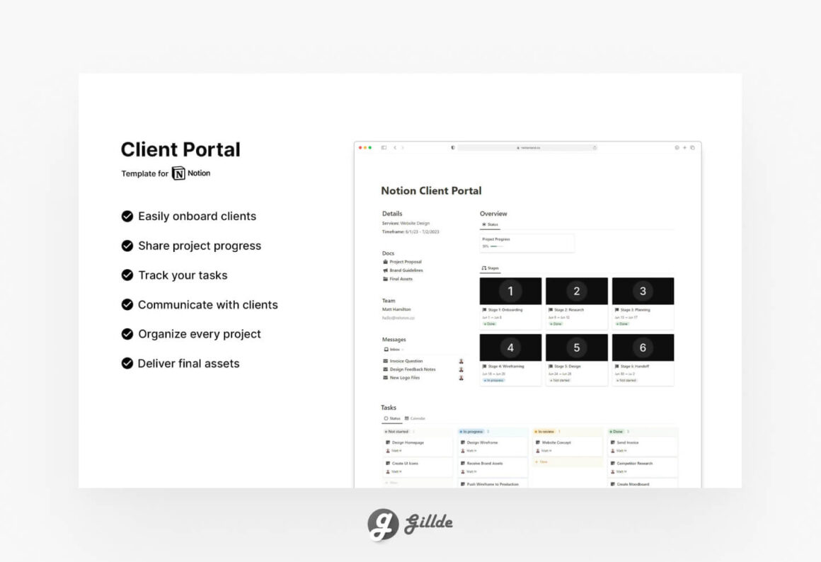 Notion Client Template