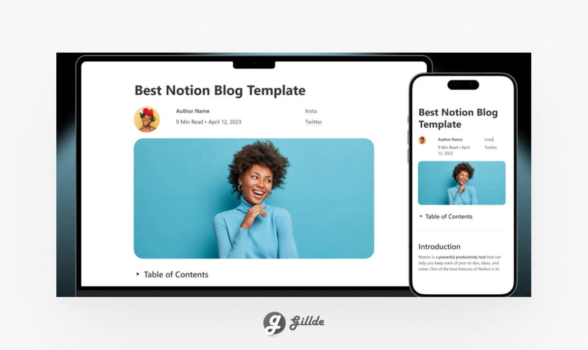 Notion Bloggers Templates