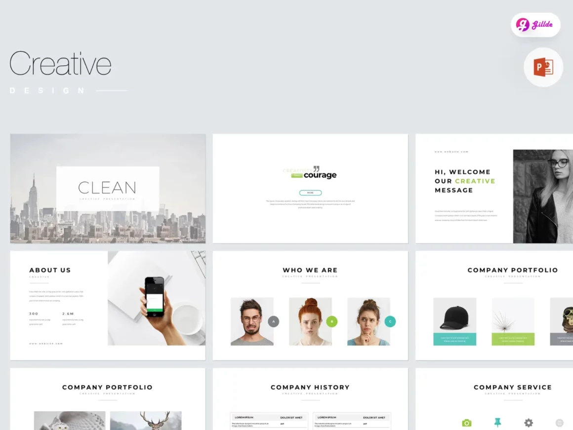 Clean PowerPoint Template