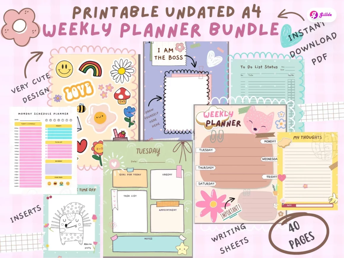 Cute Printable Planner