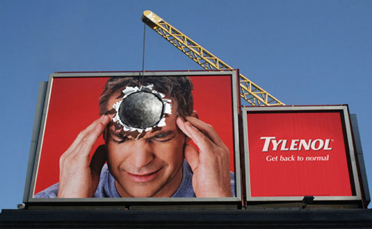 Tylenol Billboard Ads