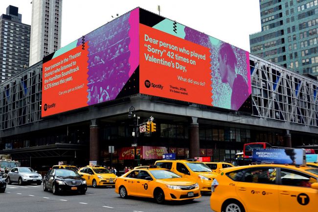 Spotify billboard