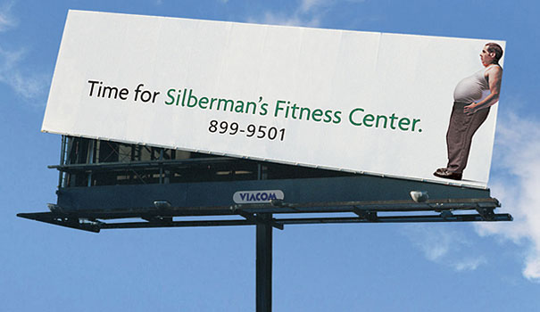 Silberman’s Fitness Center Billboard