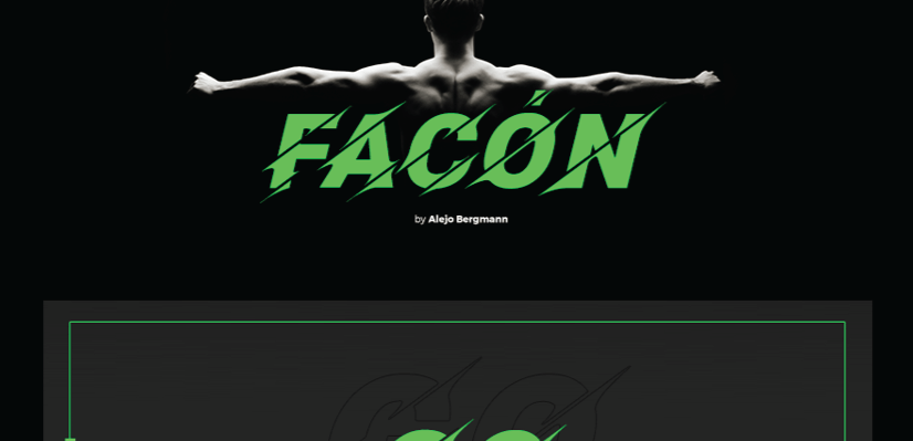 Facon free font 2021