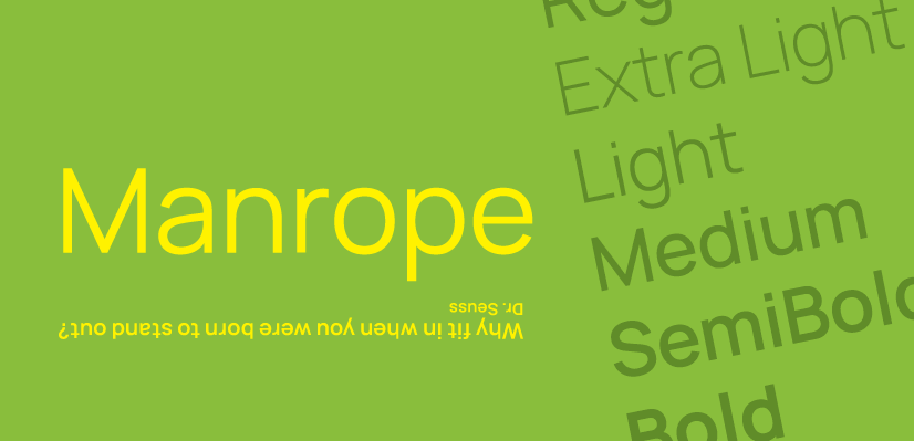 Manrope free font 2021