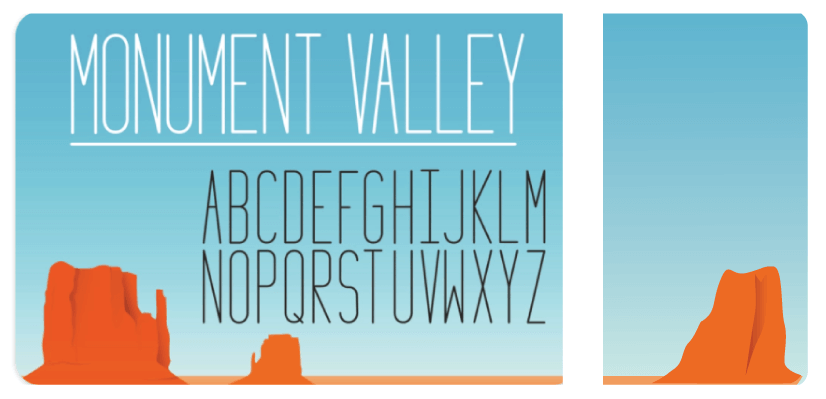 Monument Valley free font