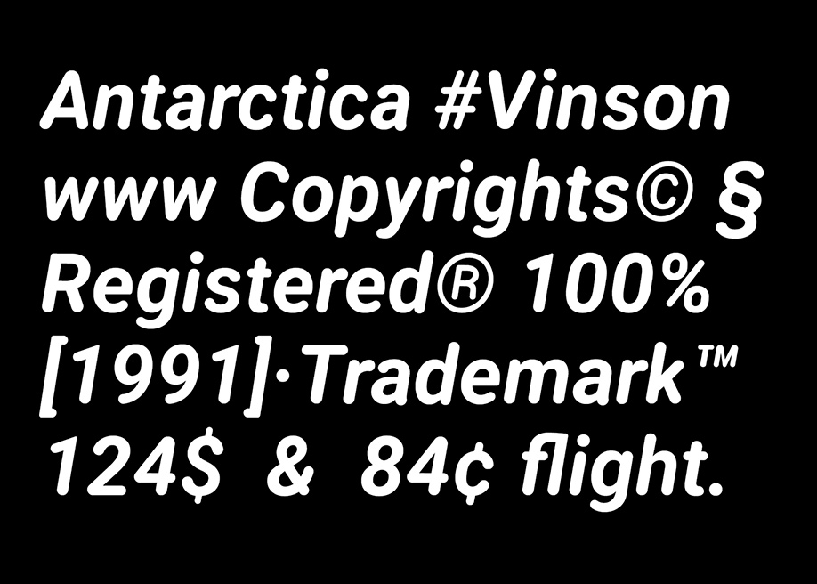 Vinson free font 2021