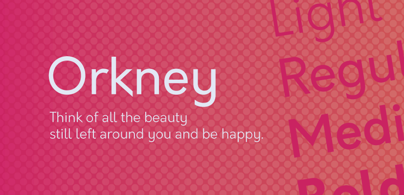Orkney free font
