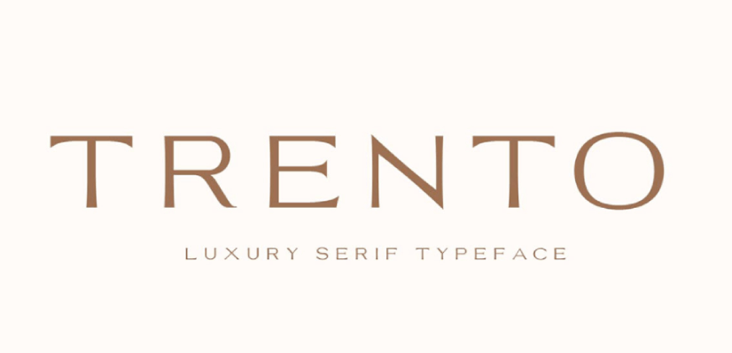 Trento font