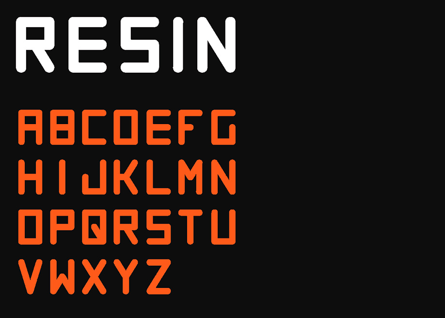 Resin font 2021