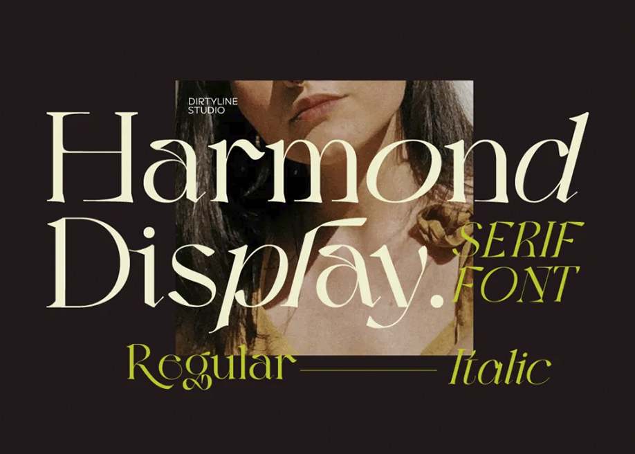Harmond free display typeface