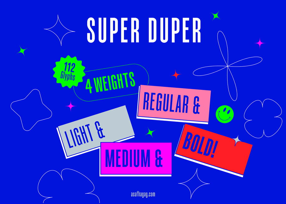 Super Duper font