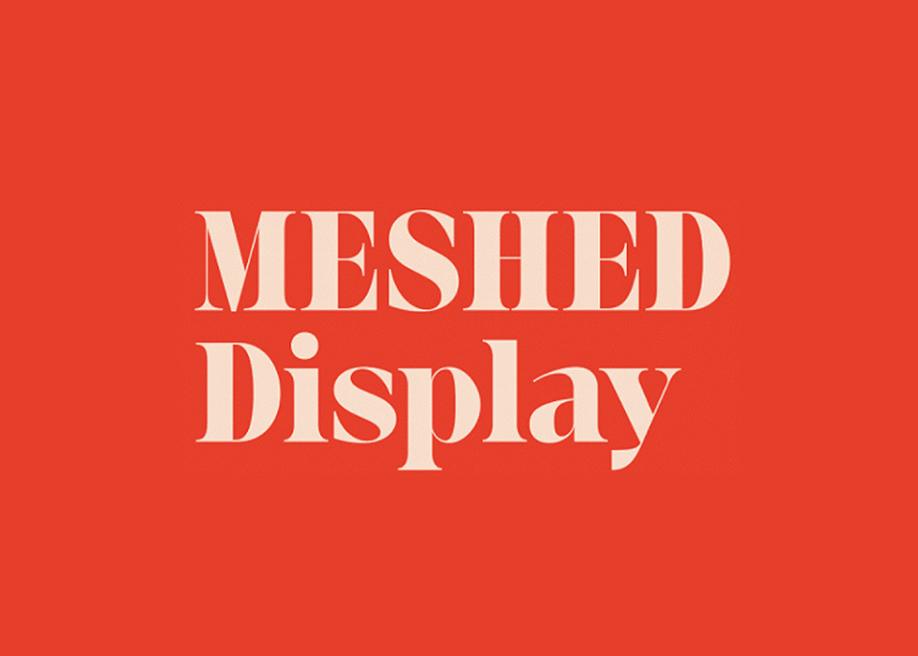 Meshed Display free font 2021
