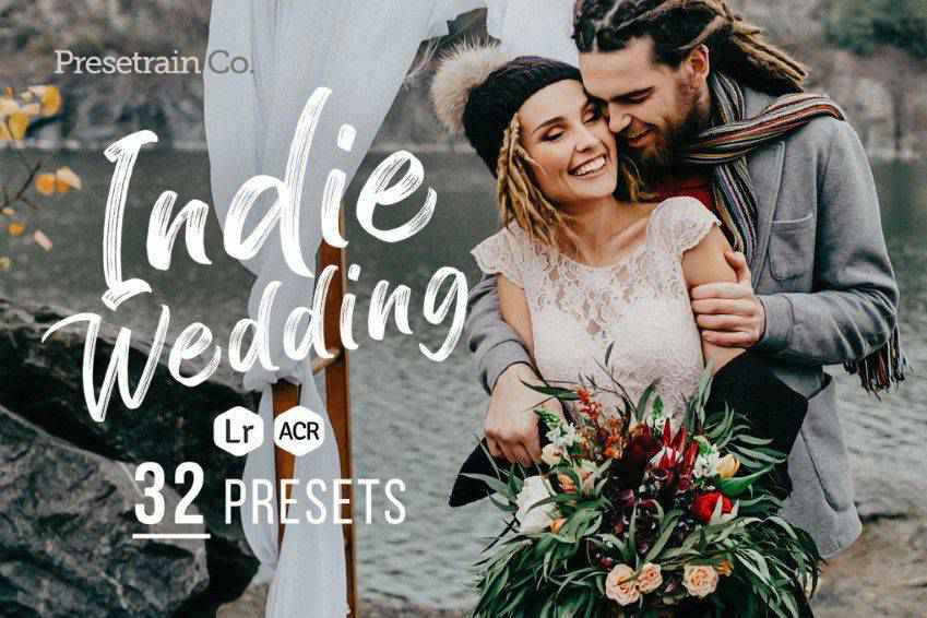 Indie Wedding Presets for Lightroom & ACR by Presetrain on Envato Elements