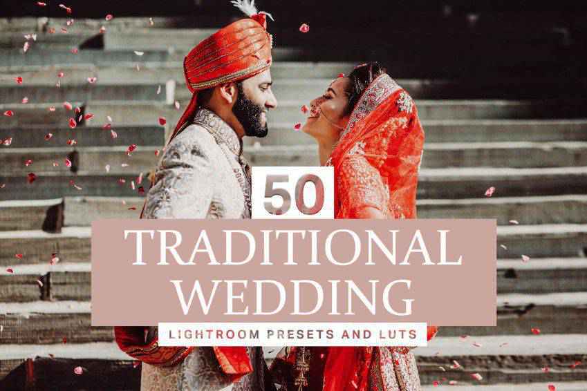 50 Traditional Wedding Lightroom Presets 