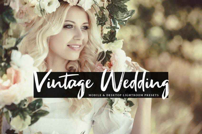 Vintage Wedding Mobile & Desktop Lightroom Presets by creativetacos