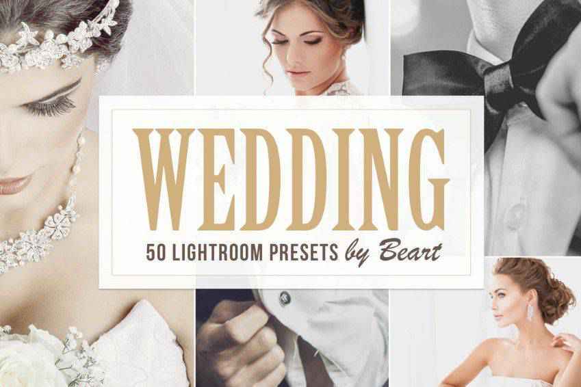 50 Premium Wedding Lightroom Presets