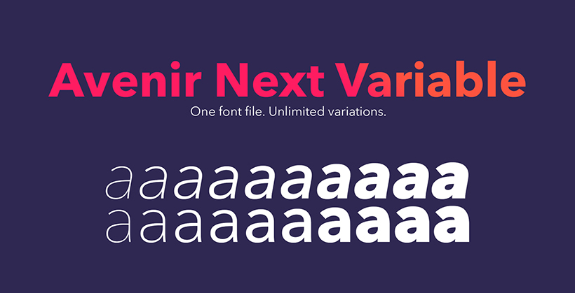 Avenir font used by popular brands