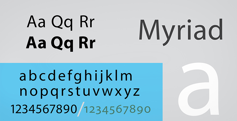 Myriad Font Used Brands