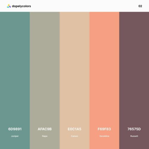 56 Beautiful Color Palettes For Your Next Design Project - Inspiration ...