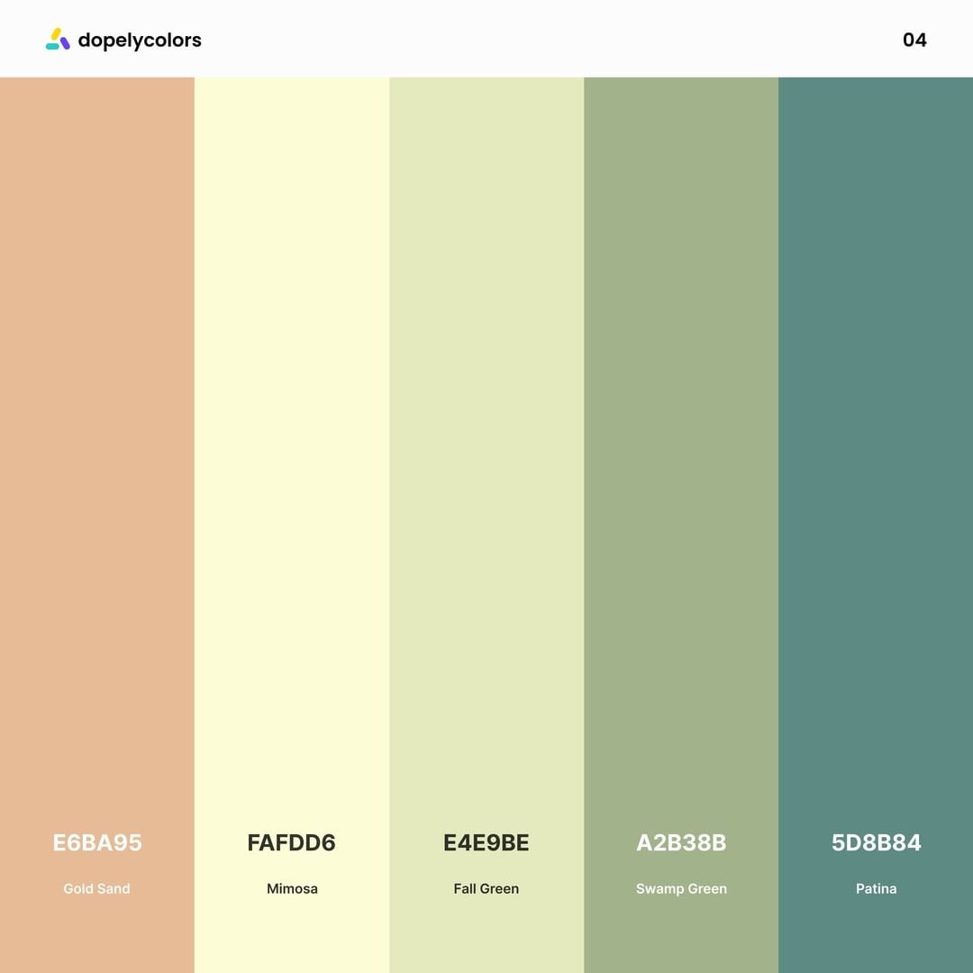 pale color palette