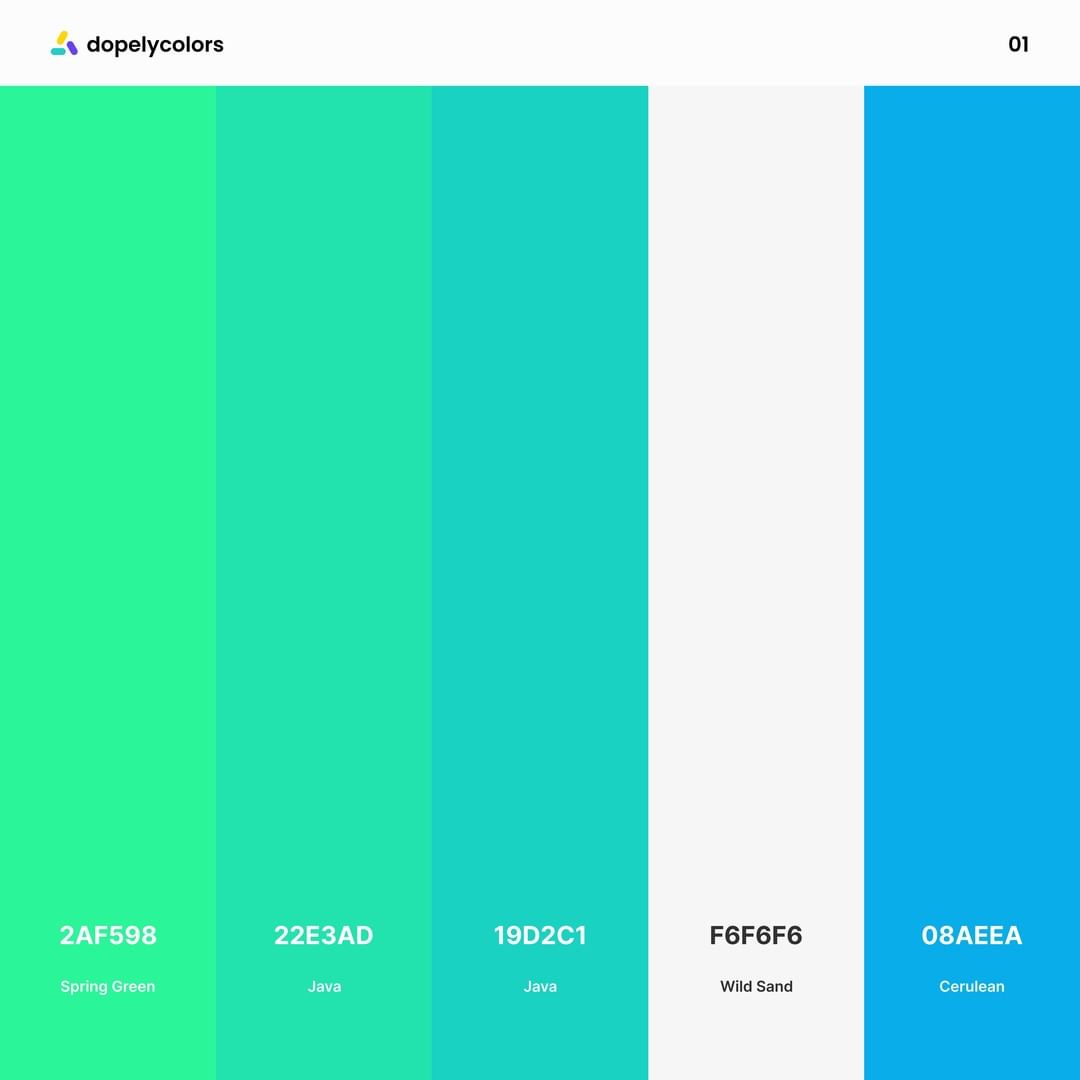 exciting and happy color palettes