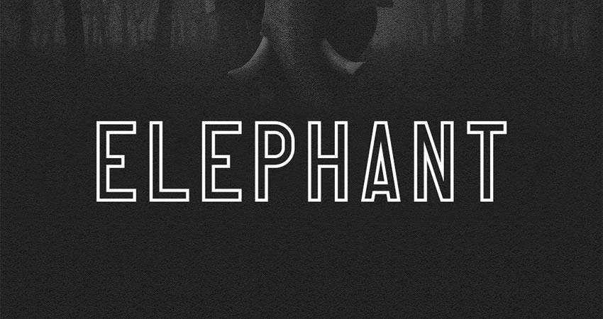 Elephant Font - Best Free Outline Fonts for 2022