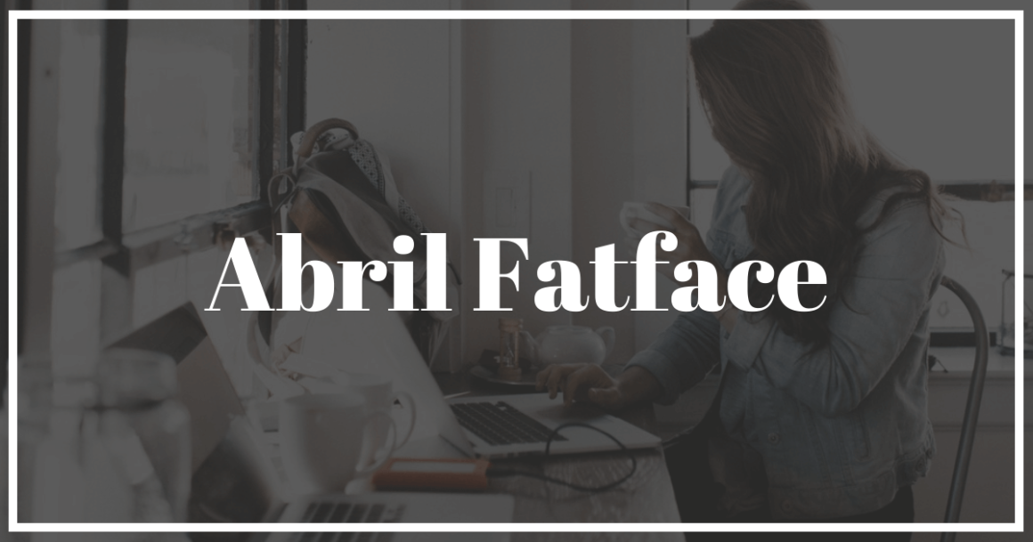 Abril Fatface free font 2021