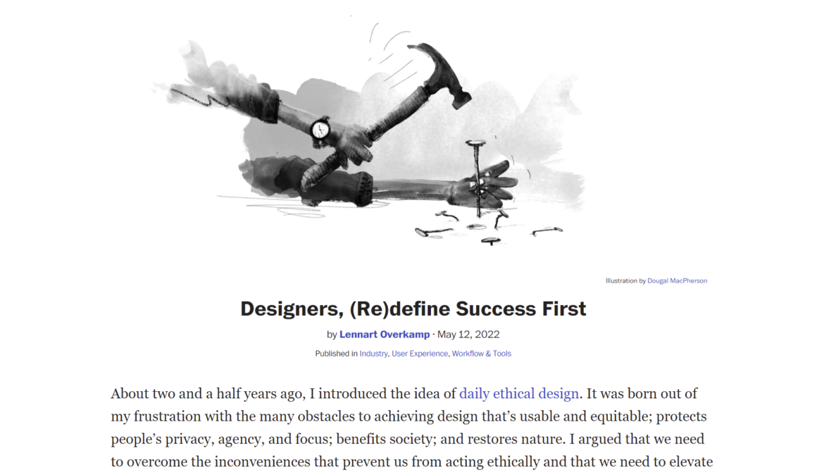 Designers, (Re)define Success First – A List Apart