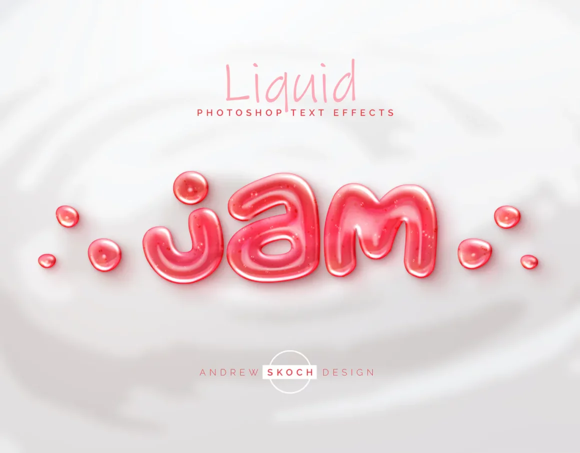 Liquid Tasty Text Effects