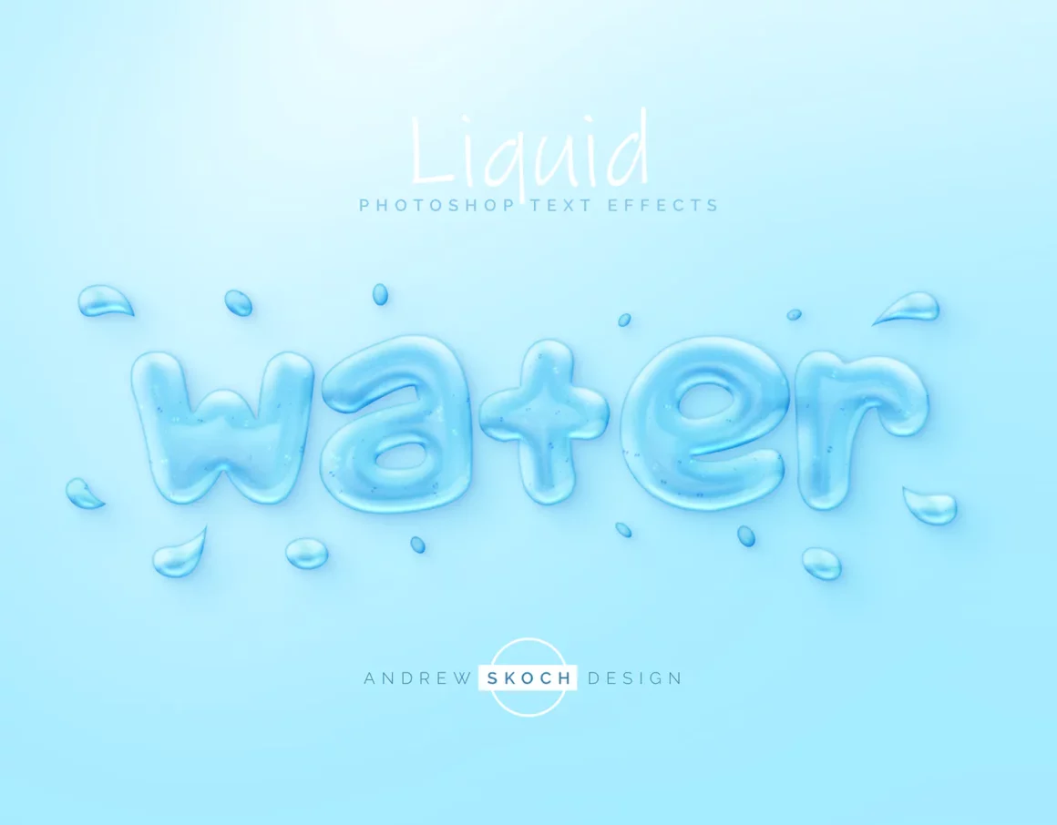 Liquid Tasty Text Effects - Marvelous Photoshop Actions