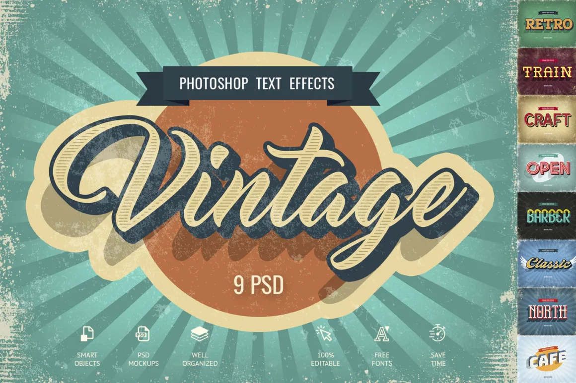 Vintage Text Effects