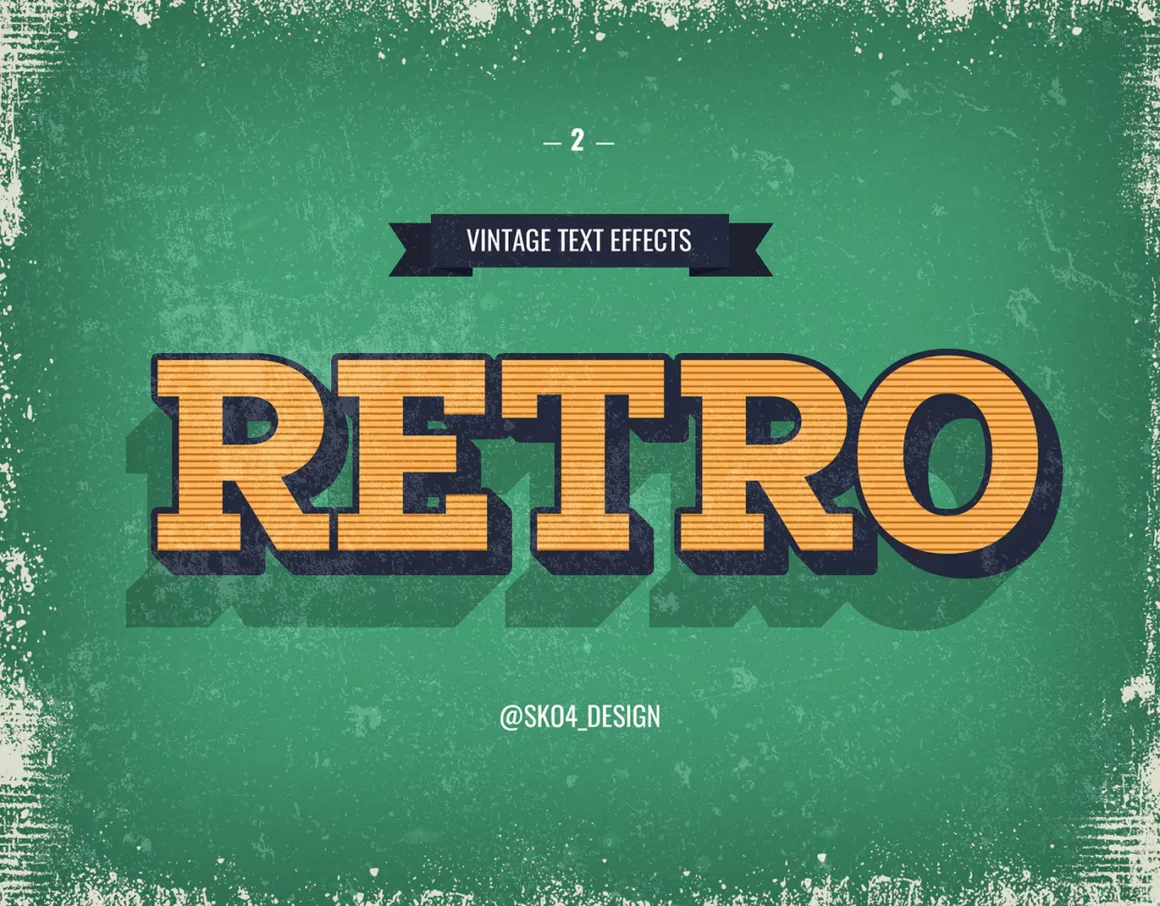 Vintage Text Effects