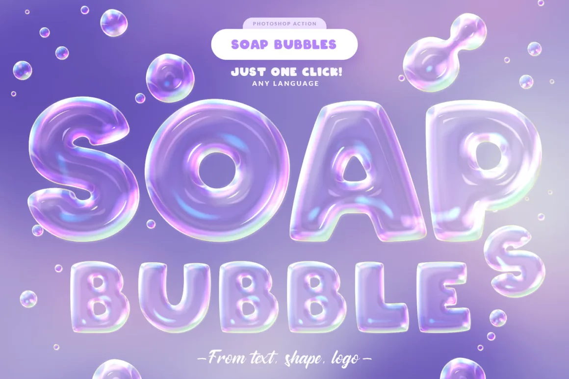 Soap Bubbles Photoshop Action - Marvelous Photoshop Actions