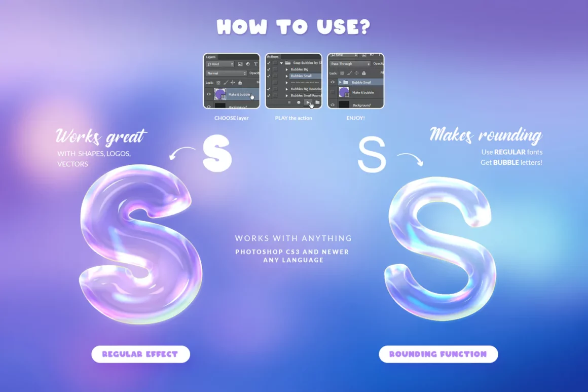 30 Photoshop Actions Layer Styles to Create Marvelous Text Effects 48