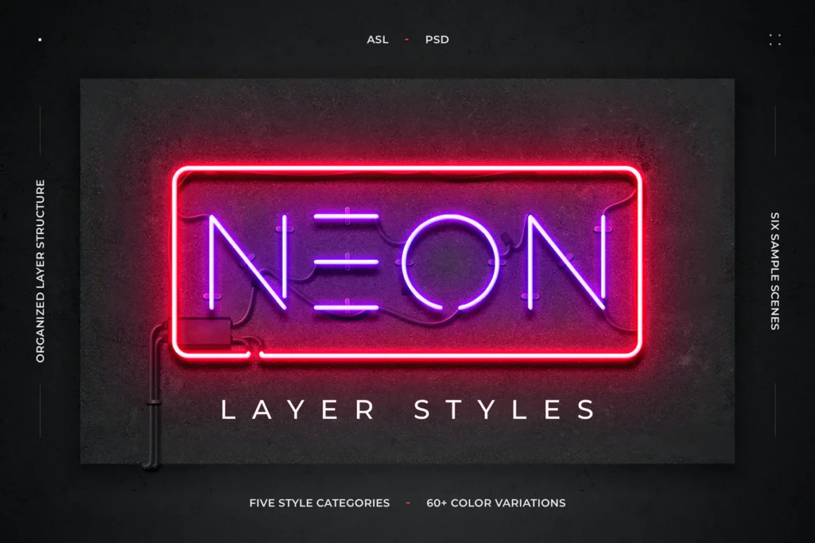 Neon Layer Styles