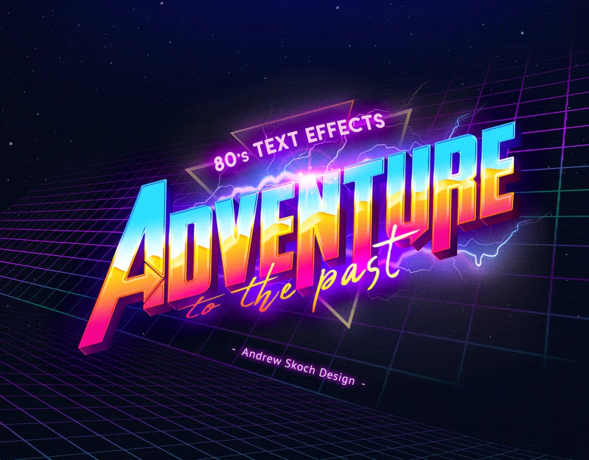 80's Retro Text Effects vol.2