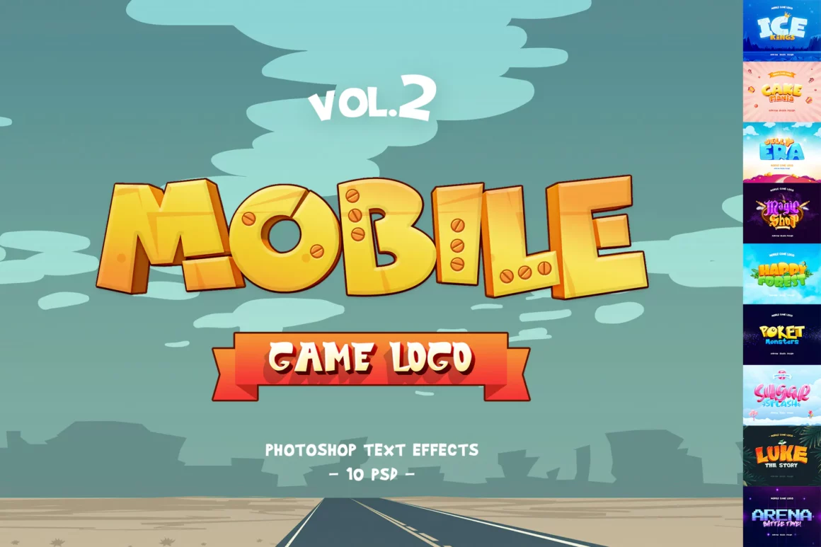 Mobile Game Text Effects vol.2
