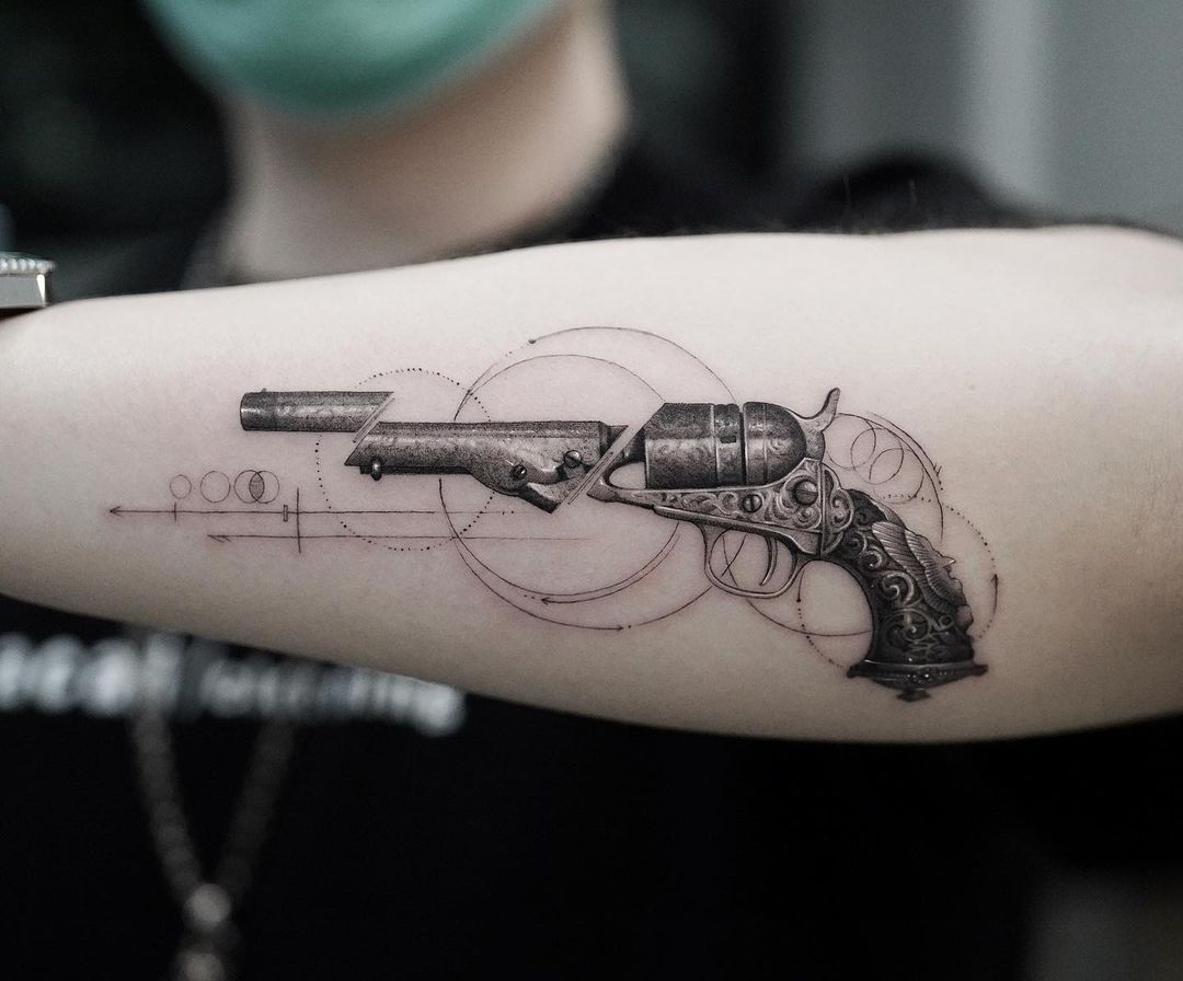 gun tattoo inspiration