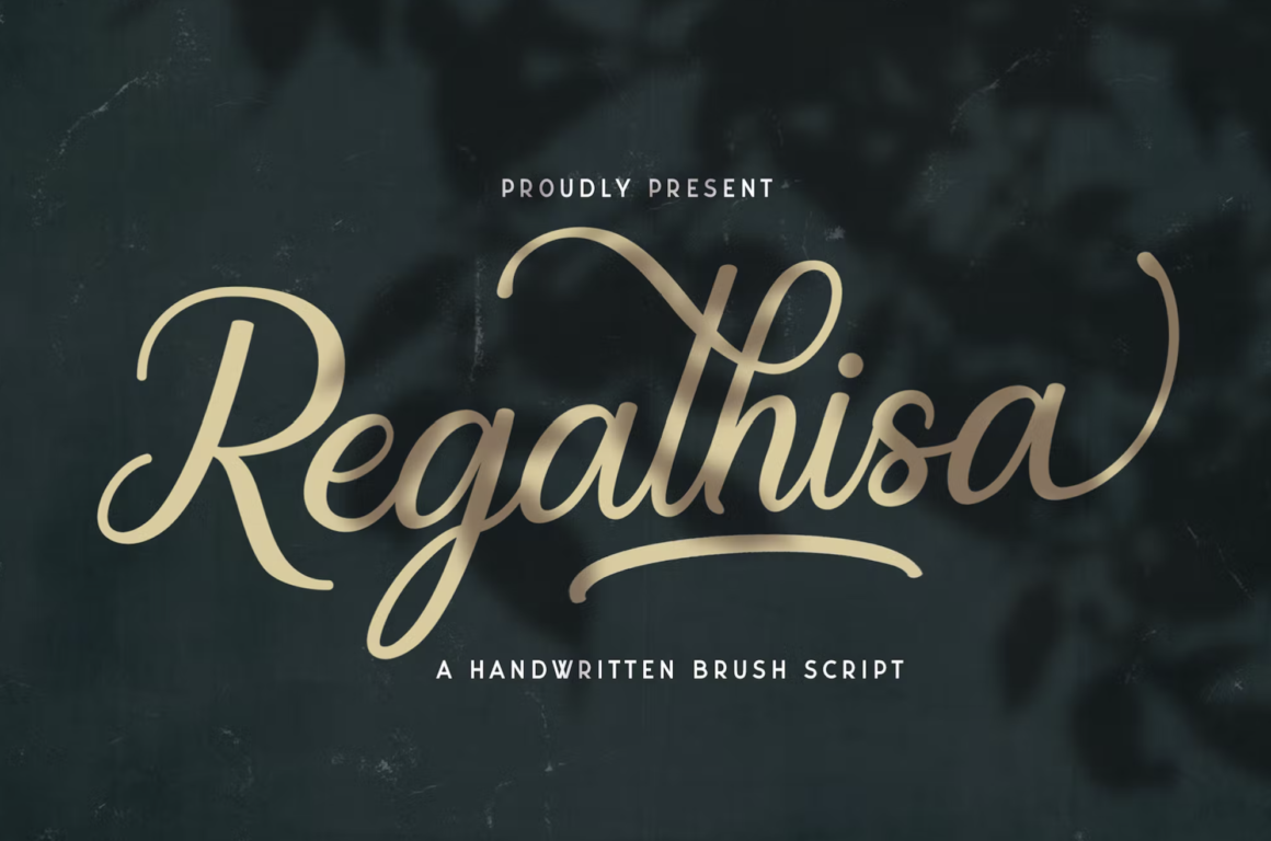 Regalhisa - Calligraphy Font 