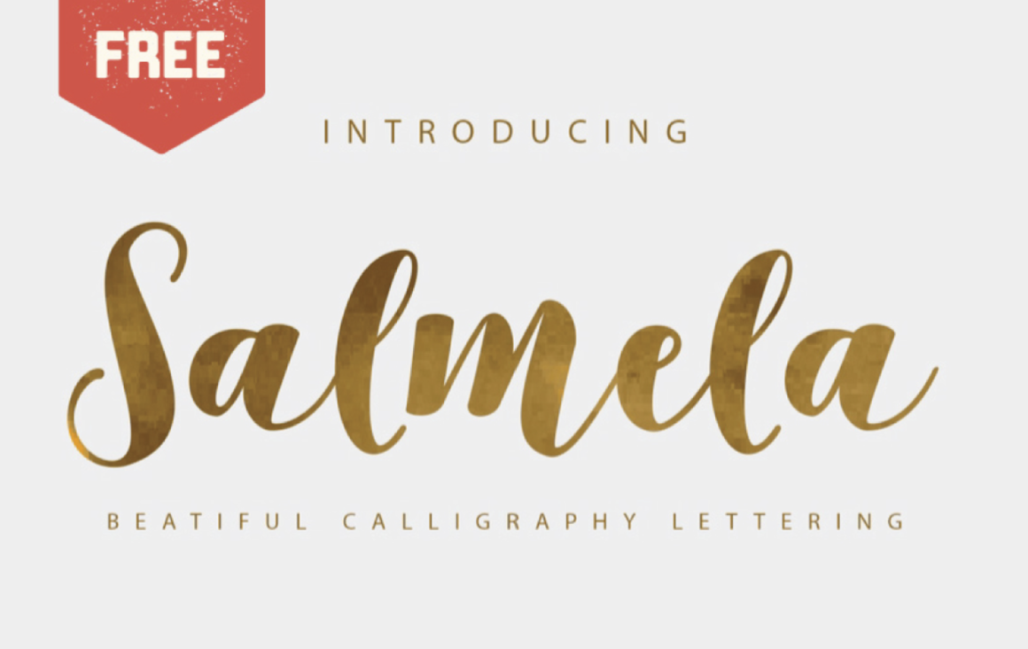 SALMELA - FREE CALLIGRAPHY FONT