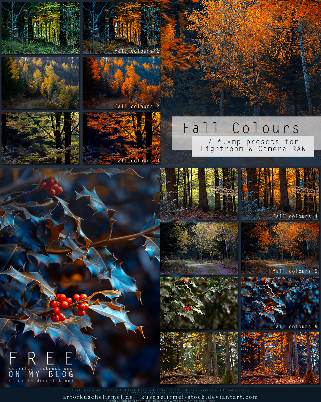 Fall Colours - Free Lightroom + CameraRAW Presets