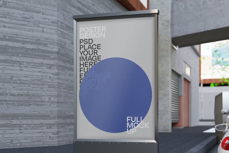 Free Poster and Frame Mockups for Photoshop