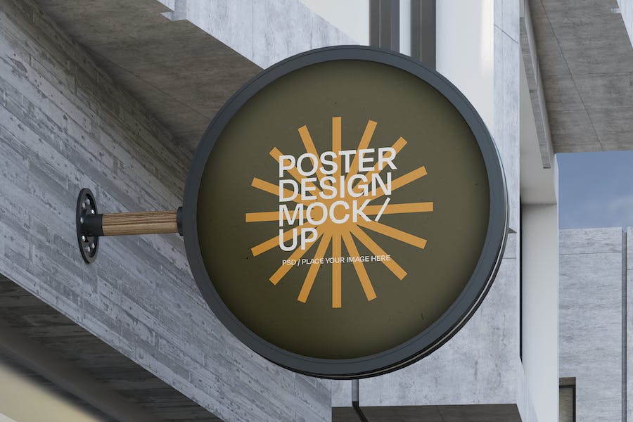 Free Poster and Frame Mockups for Photoshop