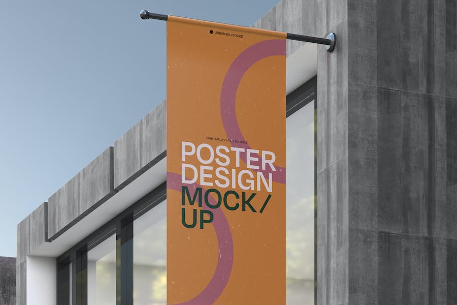 Free Poster and Frame Mockups for Photoshop