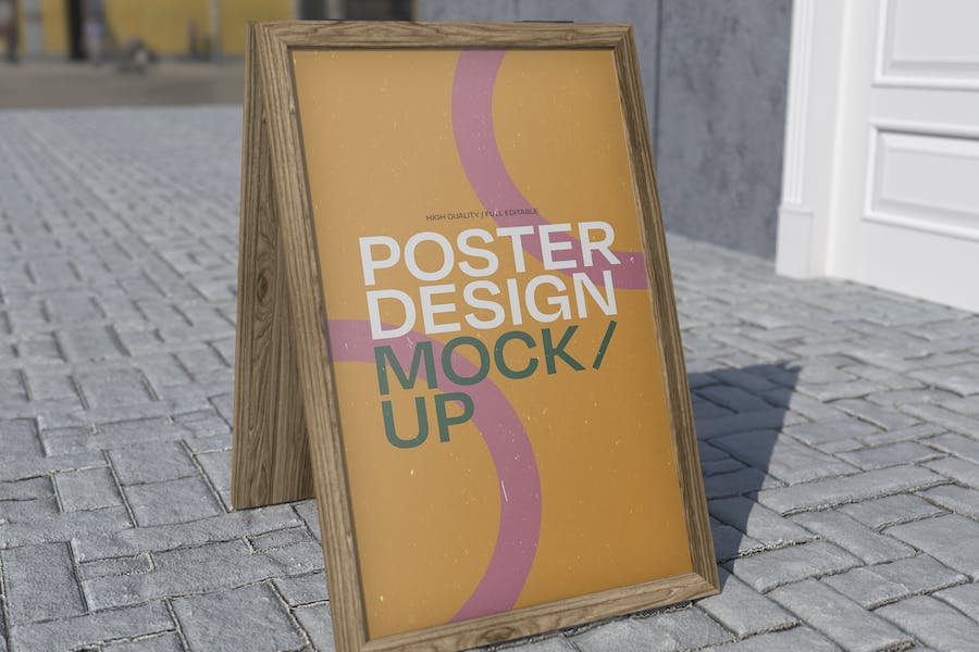 Free Poster and Frame Mockups for Photoshop